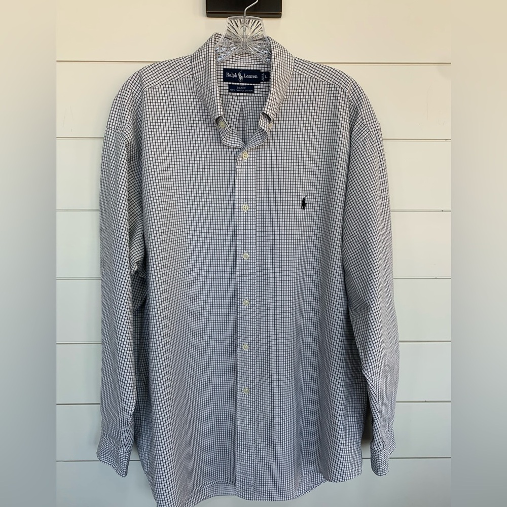 Ralph Lauren Blake Long Sleeve Button Down Casual/Dress Shirt Size L